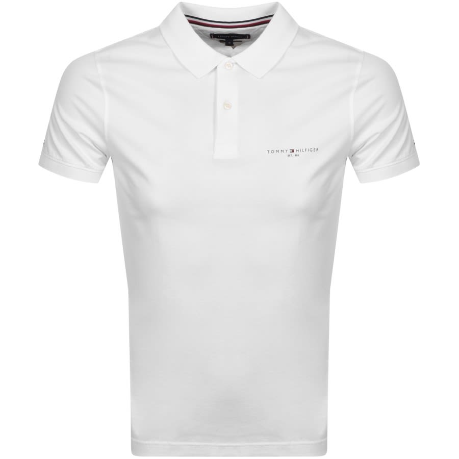 Alternative Image for ProductTommy Hilfiger Clean Slim Polo T Shirt White1